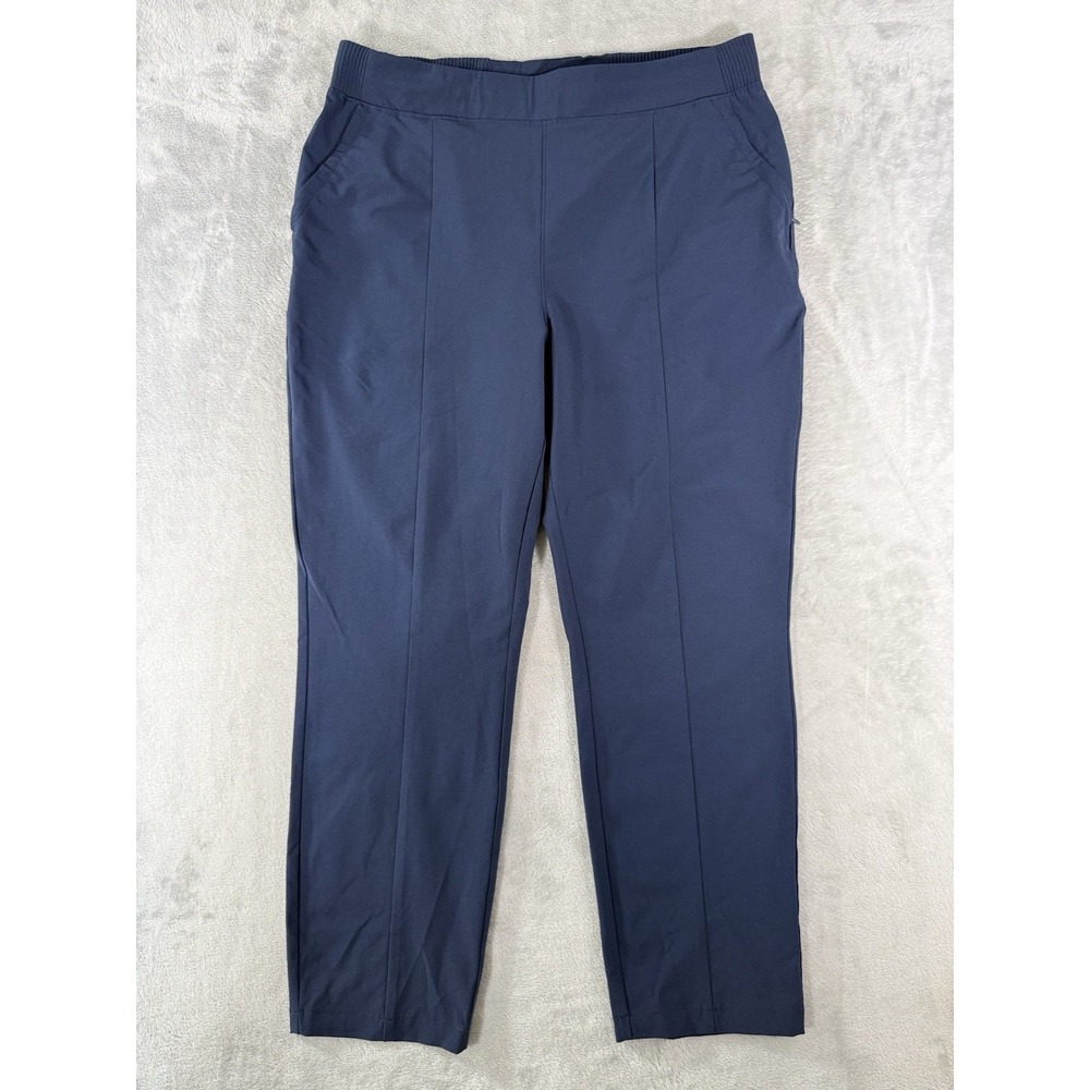 Columbia PFG Pants Women's Large Short Blue Tidal Roamer II Stretch Hiking